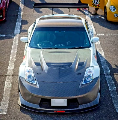 🔥 NRG Carbon Fiber Adjustable GT Wing Spoiler For Nissan 350Z 370Z Z33 Z34 - Image 1 of 4