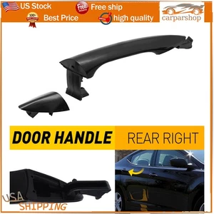 Exterior Door Handle Rear Passenger Right For 2011-2016 Hyundai Elantra Black - Picture 1 of 10