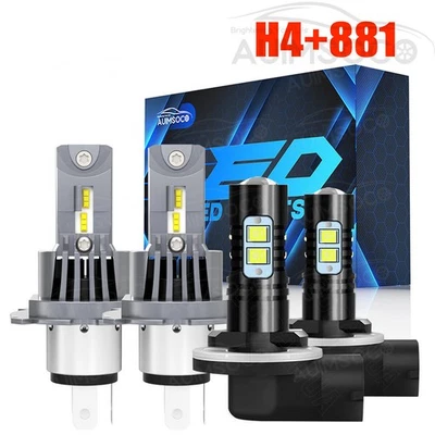 Combo faros antiniebla altos/bajos 6000 k para Dodge Attitude 2011-2014 Foto 1 de 4