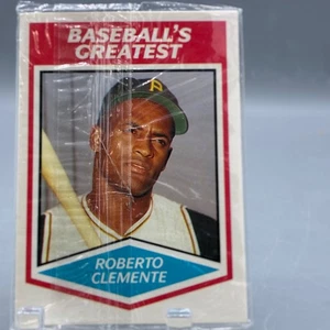 Paquete de 4 cartas CMC 1989 Baseball's Greatest Ruth, Clemente, Gehrig, COBB abierto - Imagen 1 de 1