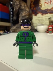 LEGO Batman 2006 The Riddler Minifigure (bat017) from set 7785