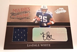LenDale White Marks of Fame 2006 Absolute Memorabilia MF-34 23/50 - Picture 1 of 4