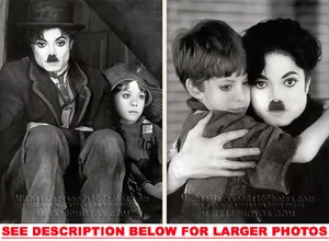 MICHAEL JACKSON AS CHAPLAIN W.Boy 2xRARE8x10 PHOTOS - Picture 1 of 1