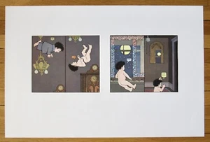 FALLING BOY Offset Lithograph Maurice Sendak 1971 Harper & Row - Picture 1 of 1