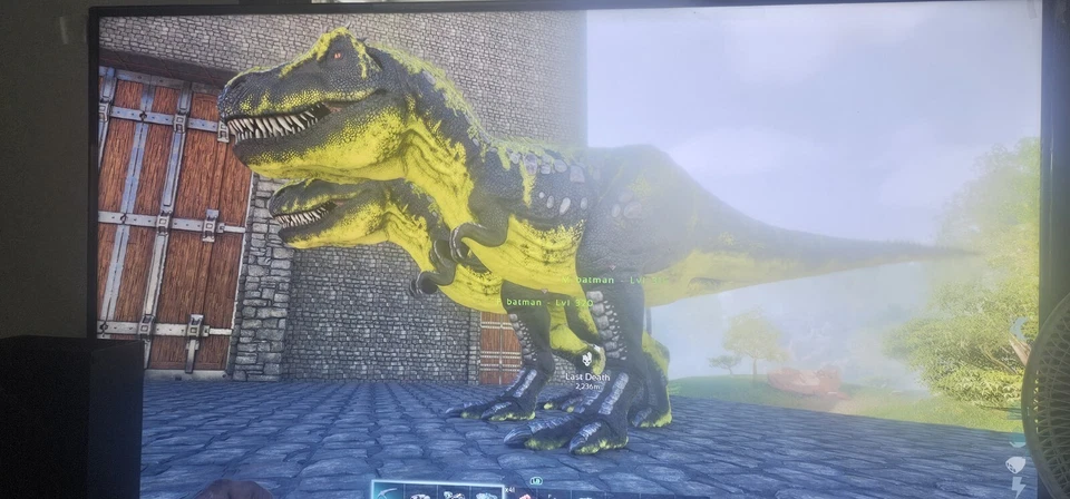 ark ascended pve 22khp 749melee Batman Color Rex Breeding Pair - Image 1 of 4