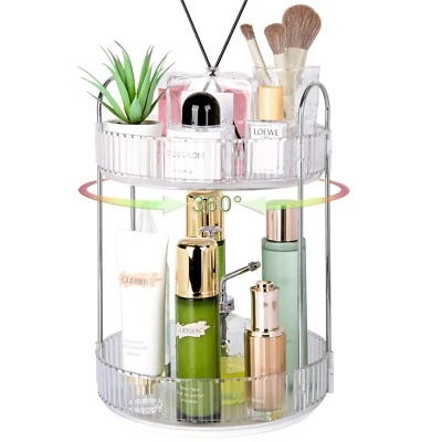 Organizador de Maquillaje Giratorio 360 para Tocador, Perfume Giratorio Gran Capacidad Org... Foto 1 de 4