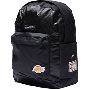 Mitchell & Ness Los Angeles Lakers Black Team Backpack New