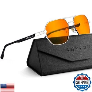 ANYLUV Blaulichtbrille für Damen/Herren, Blaulicht blockierende Brille Damen Co - Bild 1 von 5