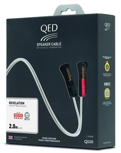 QED SIGNATURE REVELATION COPPIA CAVI DI POTENZA 2MT NUOVI - Picture 1 of 1