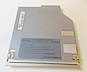 Original Dell MK845 8W007-A01 Laptop intern CD-RW/DVD-ROM Combo Laufwerk + Blende - Bild 1 von 3