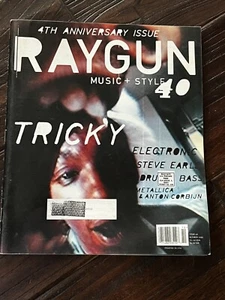 Vintage RAYGUN Magazine 1996 TRICKY Steve Earle Metallica 90's Ads Music Fashion - Picture 1 of 10