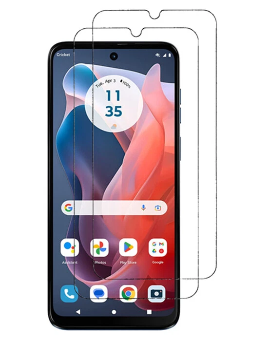 2-pack Premium Real 9h Tempered Glass Screen Protector Film for LG K51