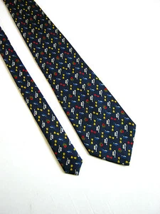 PURA SETA  Cravatta Tie 100% SETA SILK MADE IN ITALY ORIGINALE  - Picture 1 of 4