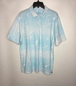 Polo golf Nat Nast taglia XL blu a righe lusso prestazioni originali - Foto 1 di 8