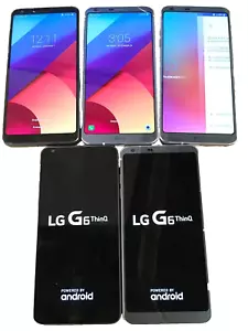 Lot of 5 LG G6 ThinQ SPRINT Smartphone 4G LTE 32GB, Silver / Black LG-LS993 - Picture 1 of 11