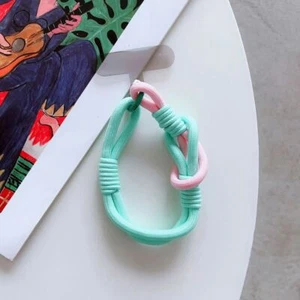 Nylon Mobile Phone Lanyard Dopamine Colorful Short Hanging Rope  Phone - Photo 1 sur 15