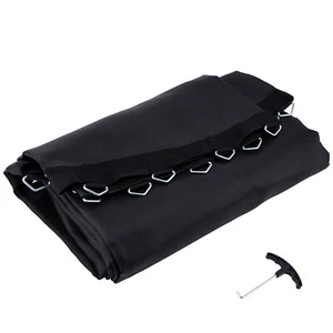Trampoline Jumping Mat Replacement For 14' 15'Round Frame W/ Ring & Spring Tools - Picture 1 of 16