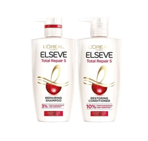 L'Oreal Paris Elseve Shampoo + Conditioner Total Repair 5 Repairing - 410 ml. - Picture 1 of 5
