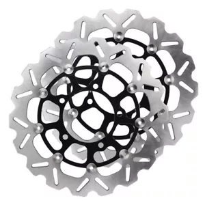 Rotores de disco de freno delanteros aptos para Suzuki GSXR600/750 2006-2007 GSX-R1000 2005-2008 - Imagen 1 de 7