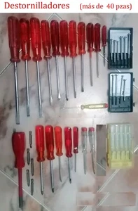 Destornilladores (más de 30 piezas), cutters, herramientas varias - Imagen 1 de 4