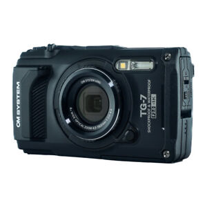 Olympus OM SYSTEM Tough TG-7 Digital Camera (Black) V110030BU000