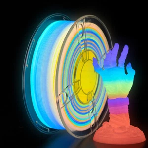 Tronxy PLA Luminous Colorful 3D Printer Filament Glow In The Dark 1.75MM 1KG - Photo 1/14