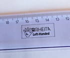 Lineal für Linkshänder / Left-Handed ruler, 30 cm blau-transparent