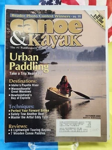 Canoe And Kayak Magazine October 2000 Urban Paddling FREE SHIPPING!!! - Picture 1 of 3