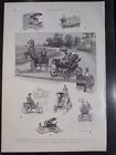 Types of Automobiles Electric Gasoline Compressed Air Harper's Weekly 1899