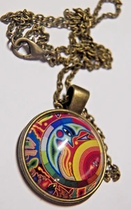 Cute Girl's Fashion Jewelry Chain with a Pendent w Moon & Sun Necklace - Picture 1 of 2