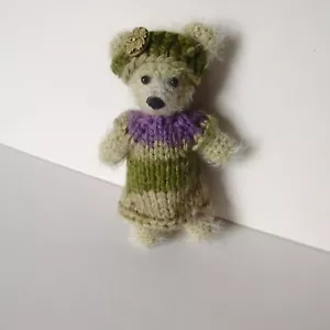 Amigurumi Crochet Teddy Bear Handmade Knitted Bear Soft Toy 7" - Picture 1 of 5