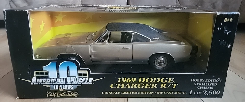 1969 Dodge Charger R/T 2500 Car American Muscle Ertl Die Cast 1:18 - NEW READ - Image 1 of 4