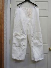 US GI Snow Camo Pants Trousers White Medium Short 1990 NOS with LOTS OF STAINS