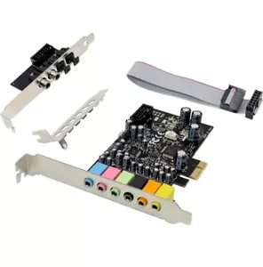 PCIe 7.1 Channel Sound card CM8828 + CM9882A with SPDIF Bracket PCIe 7.1CH - Picture 1 of 4