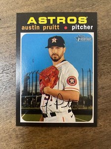 2020 Topps Heritage #681 Austin Pruitt