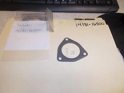 NOS OEM Suzuki Exhaust Pipe Gasket 1972-1977 TS400 TM400 14181-16500 - Image 1 of 3