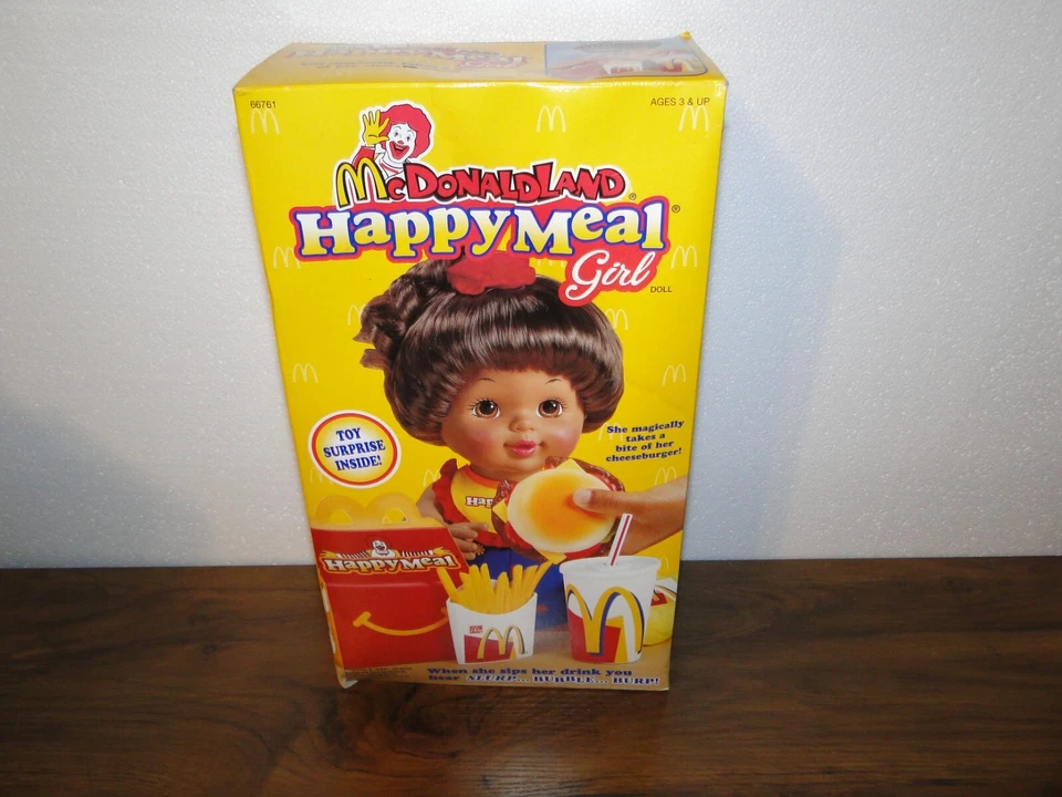 Vintage Mcdonald's Happy Meal Girl 1997 Doll Hasbro