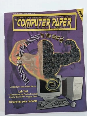 Vintage Magazine Computer Paper Computer Info Resource October 1996 - Image 1 of 4