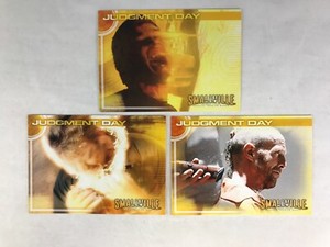SMALLVILLE SEASON 3 (Inkworks 2004) Complete JUDGMENT DAY Chase Card Set (3)