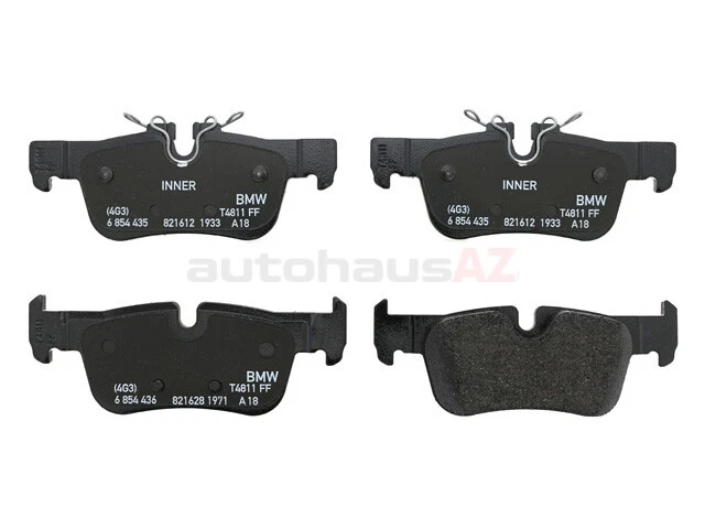 Комплект оригинальных задних тормозных колодок BMW 34216859917 BMW X1 Mini Cooper Countryman i3 X2 - Изображение 1 из 1