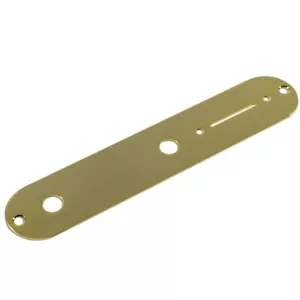 Kluson® KTCP70G Replacement Control Plate for Fender® Telecaster®, Gold - Picture 1 of 6
