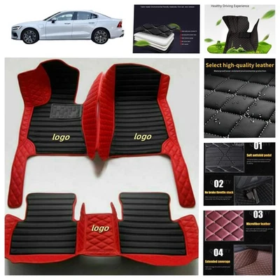 For Volvo S40 S60 S80 S90 Custom Car Floor Mats Waterproof Floor Liners Carpets Foto 1 de 4