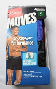 Calzoncillo boxer anti rozaduras Hanes Moves Ultimate X-Temp para hombre NN7 Multi XL NUEVO CON ETIQUETAS - Imagen 1 de 5