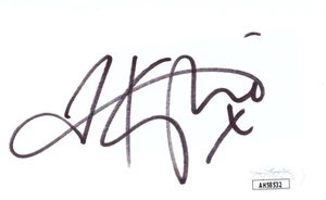 KYLIE MINOGUE Signed 3x5 Index Card Singer/Kiss Me Once JSA AH58532 - Picture 1 of 1