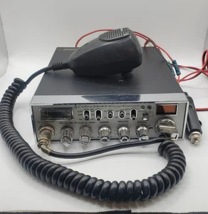 Vintage Cobra 29 WX NW ST Sound Tracker Night Watch CB Radio w/mic Untested (Q4) - Afbeelding 1 van 8