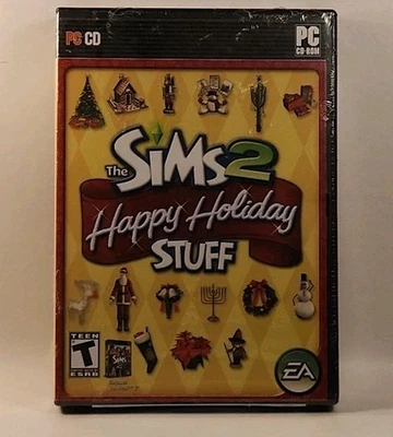 Sims 2: Happy Holiday Stuff (PC, 2006) New Sealed w1s3 3016 - Image 1 of 4