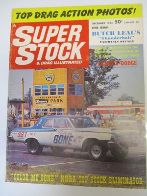 BACK ISSUE SUPER STOCK & DRAG ILLUSTRATED DECEMBER 1964, LANDY, LEAL, LINDAMOOD - Imagem 1 de 4