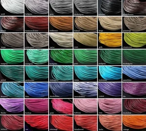 INWARIA Lederband Ø 1/2/3 mm Rindsleder rund Lederschnur Band, 5 Meter - LB - Bild 1 von 47