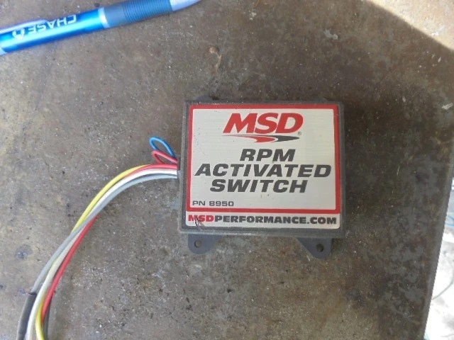 MSD 8950 RPM SWITCH IMCA IHRA NHRA WISSOTA Dirt Modified Mud Rat Rod UMP LMS #2 - Image 1 of 1