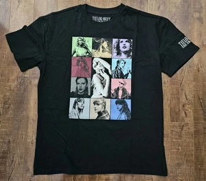 Camiseta Taylor Swift The Eras Tour 2023-2024 Negra Grande Talla Pequeña - Imagen 1 de 9
